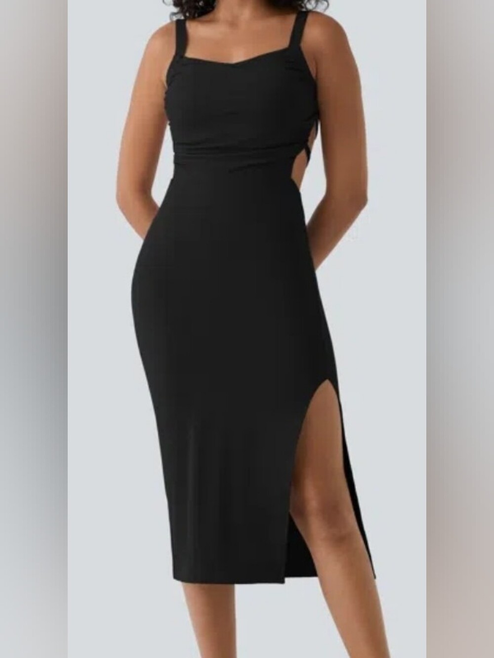 Nwt HALARA Strappy Open Tie Back Dress Vaeious Colors/sizes - Picture 2 of 14